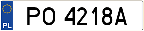 Truck License Plate